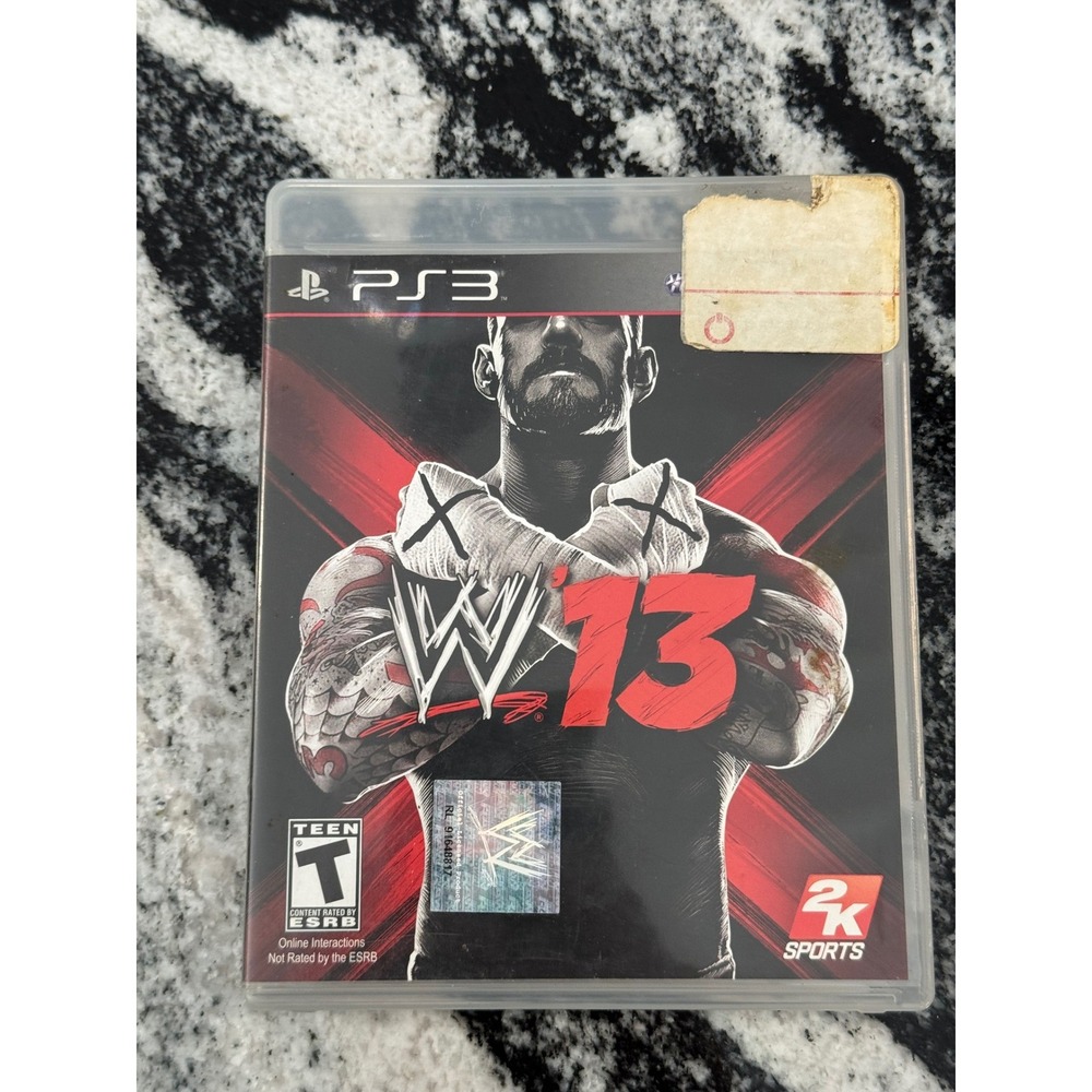 WWE‎ 13 Sony PlayStation 3 PS3 Game CM Punk Cover THQ 2K Sports 2012 Complete - Picture 2 of 4